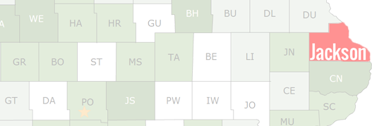 Jackson County Map