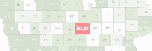 Jasper County Map